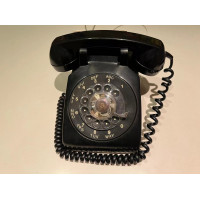 Telephone Vintage Northern Electric Black Rotary G3 1960