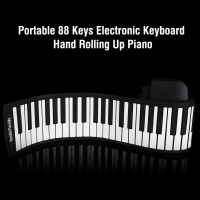 Portable 88 Keys Roll Up Piano - ANDSF Upgrade Version Flexible Electronic Piano