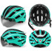 Helmet Adult Bike Lixada with Detachable Magnetic Goggles Visor
