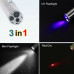 3 in 1 Multi-Pattern Function Mini Cat Interactive Toys Laser Pen Pointer USB