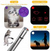 3 in 1 Multi-Pattern Function Mini Cat Interactive Toys Laser Pen Pointer USB